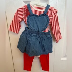 Never worn!! Valentine’s Day set!